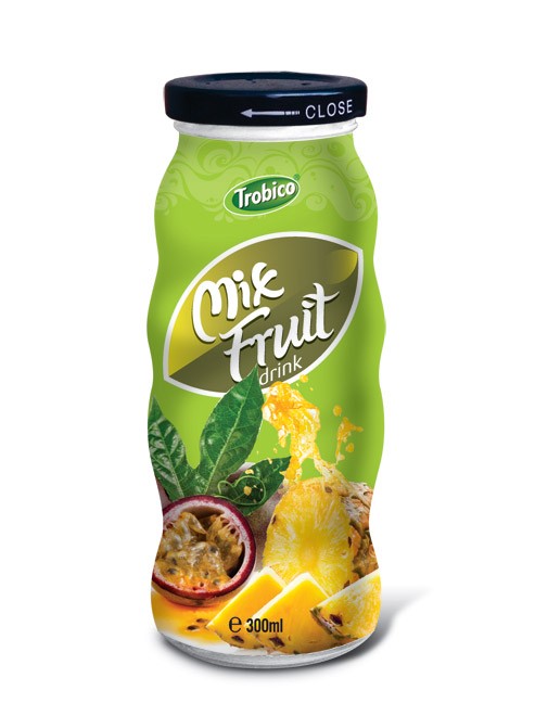 300ml Glass Botte Juice